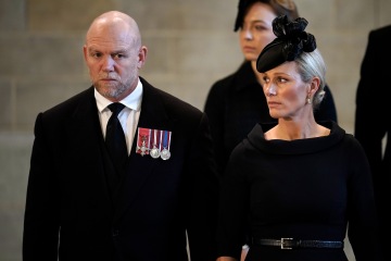 Mike Tindall was told off for breaking silence during the Queen's procession