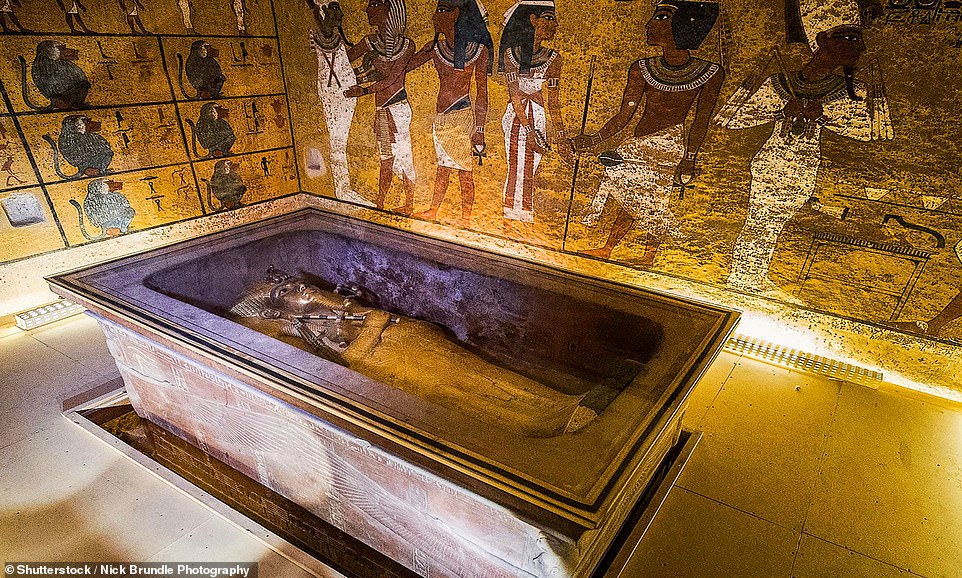 Improvements have been made to access the tomb of Tutankhamun in Luxor (above), Lord Carnarvon says, adding: 'It makes a big difference and I'm much impressed by the work of the Egyptian authorities'