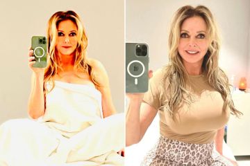 Carol Vorderman, 61, reveals incredible curves as she strips to just a TOWEL