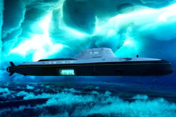 Inside 900ft James Bond luxury MEGA SUBMARINE complete with pool & helicopter